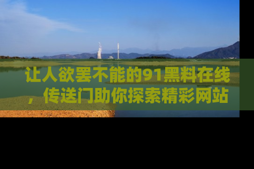 让人欲罢不能的91黑料在线,传送门助你探索精彩网站内幕!