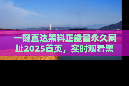 一键直达黑料正能量永久网址2025首页,实时观看黑料大汇总