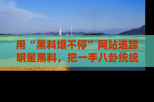用“黑料爆不停”网站追踪明星黑料,把一手八卦统统收进你的后宫中!