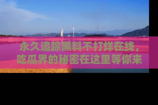永久追踪黑料不打烊在线,吃瓜界的秘密在这里等你来发现!
