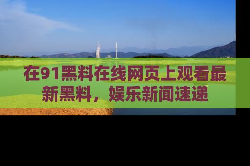 在91黑料在线网页上观看最新黑料,娱乐新闻速递