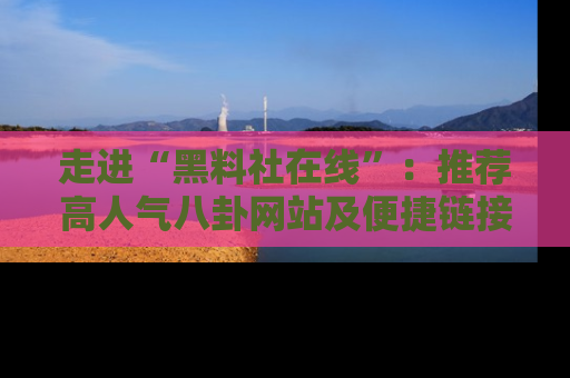 走进“黑料社在线”:推荐高人气八卦网站及便捷链接的全面指南