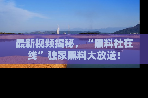 最新视频揭秘,“黑料社在线”独家黑料大放送!